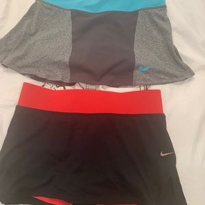 Bundle 2 Nike dryfit tennis skirt skorts small